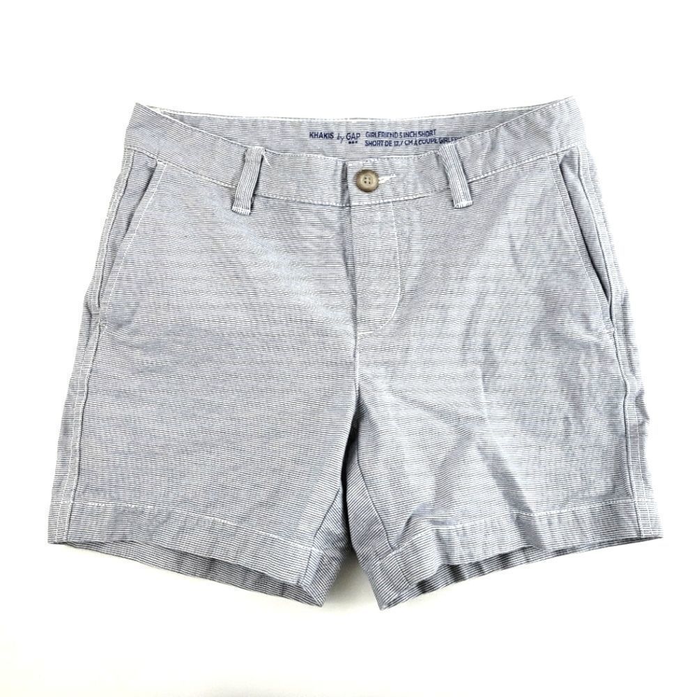 GAP khaki girlfriend 5" inseam shorts